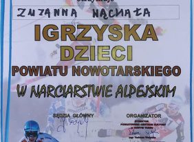 Mistrzostwa Powiatu w narciarstwie alpejskim.