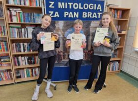 II SZKOLNY KONKURS MITOLOGICZNY „Z mitologią za pan brat”